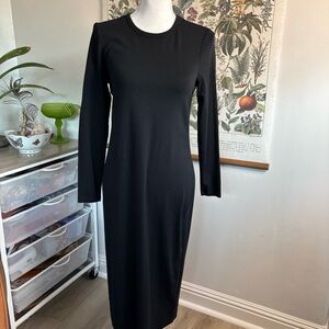 GAP Classic Black Long Sleeve Dress PMedium